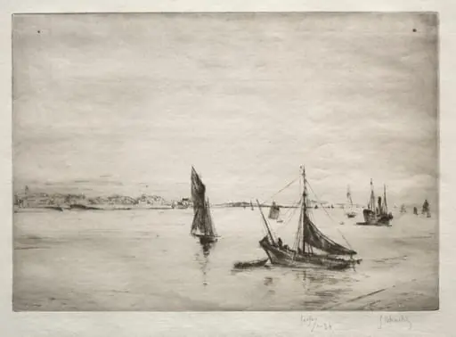 The Roadway of La Rochelle, by Gustave Leheutre