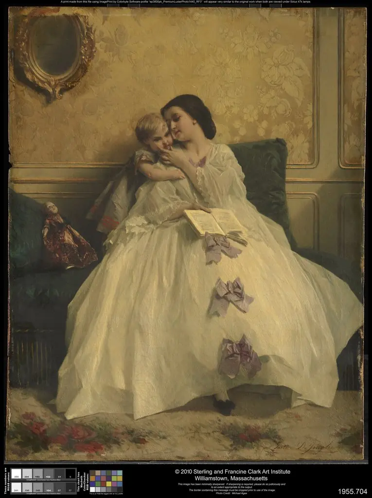 Mother and Child, by Gustave Léonard de Jonghe