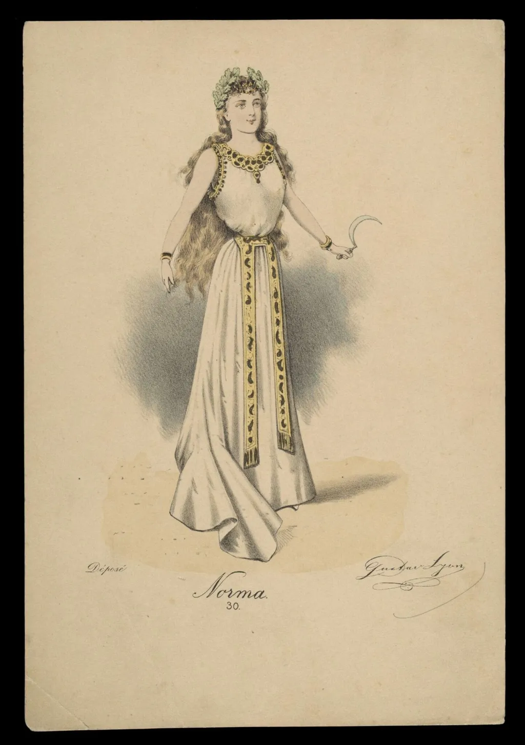 H Beard Print Collection, by Gustave Lyon, 1850