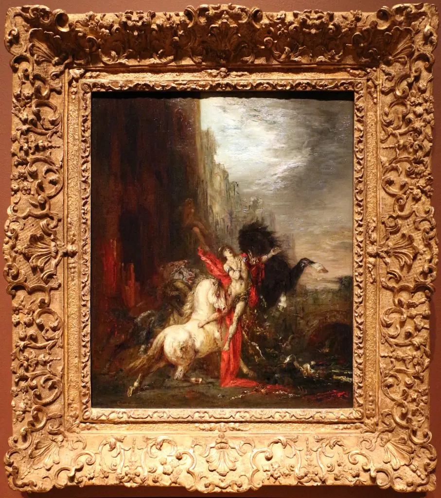 Diomedes Devoured by His Horses, by Gustave Moreau