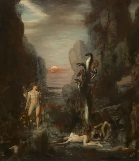 Hercules and the Lernaean Hydra, by Gustave Moreau