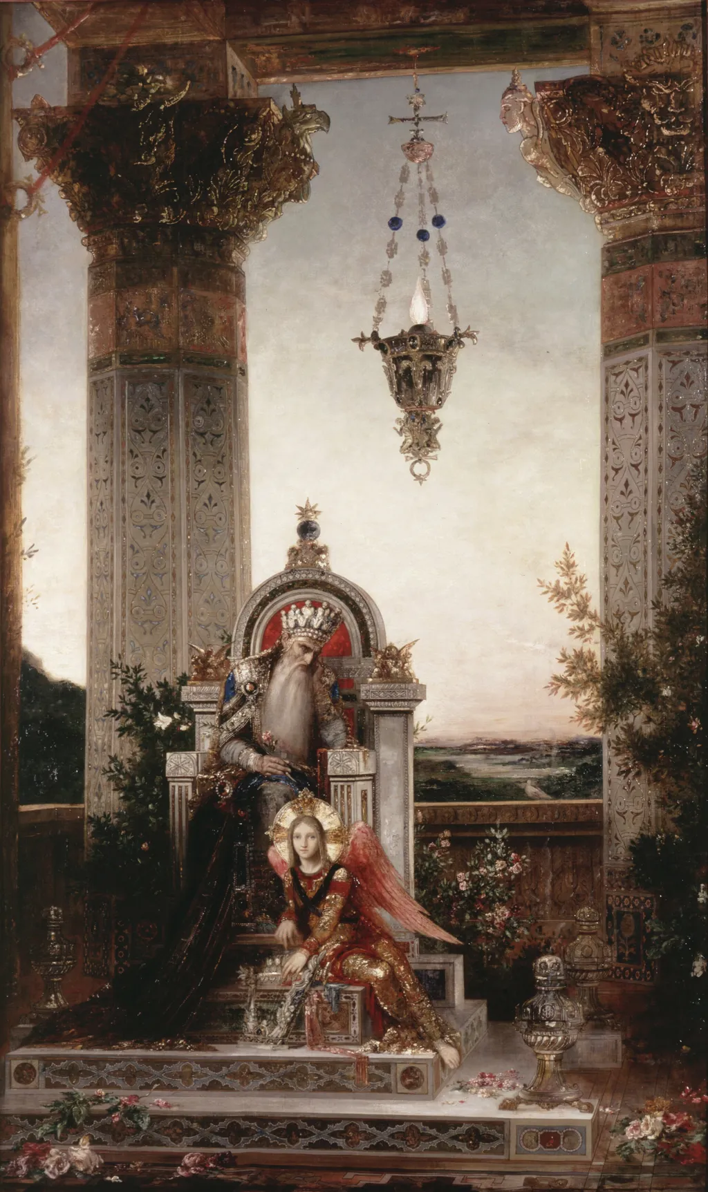 King David, by Gustave Moreau, oil, 1890