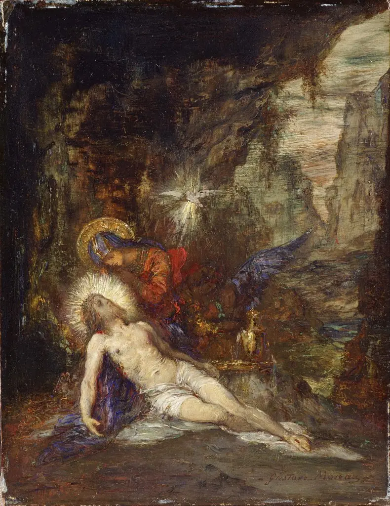 Pietà, by Gustave Moreau