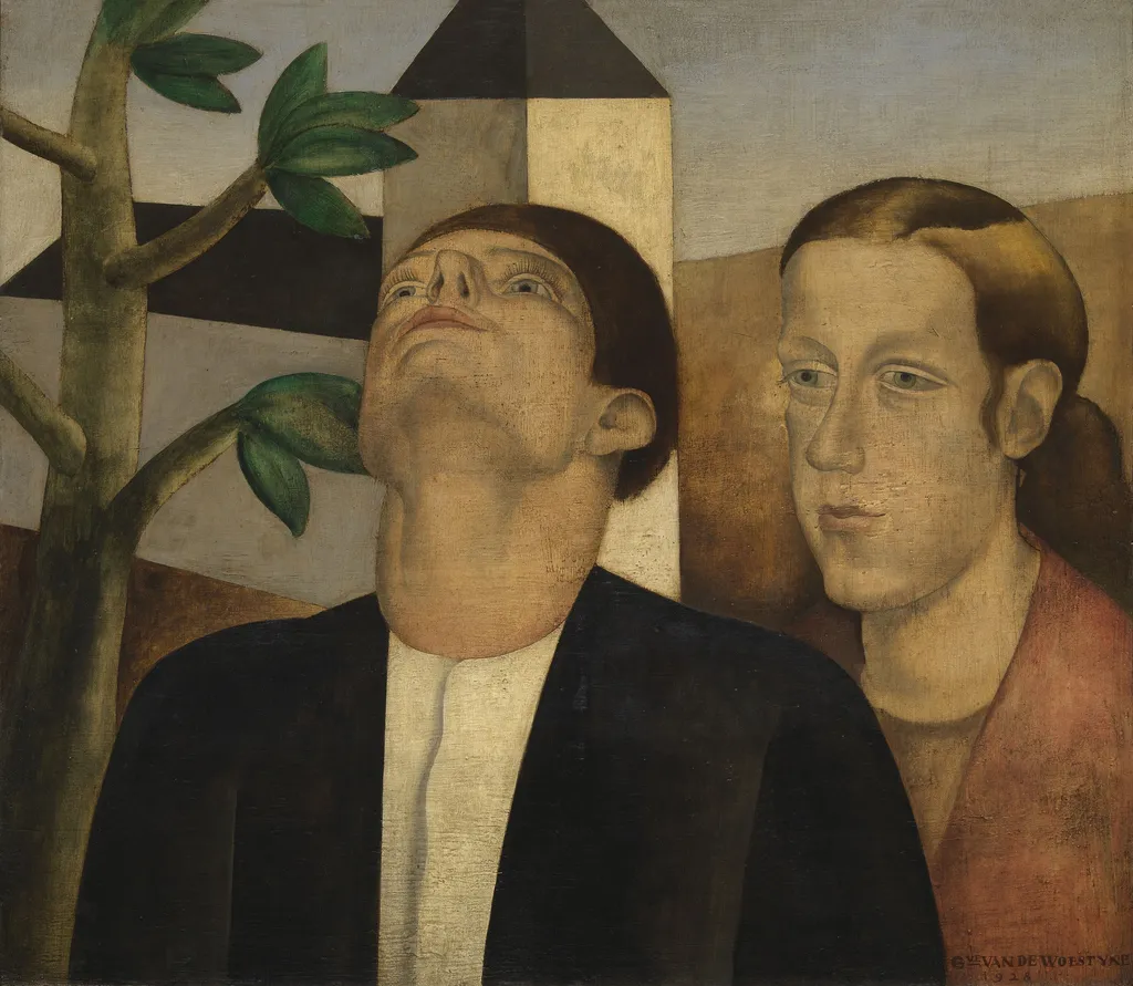 Azure, by Gustave Van de Woestijne, unspecified, 1928