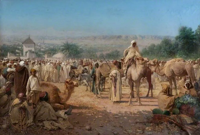 Eastern Festival, by Gustavo Simoni, oil, 1892