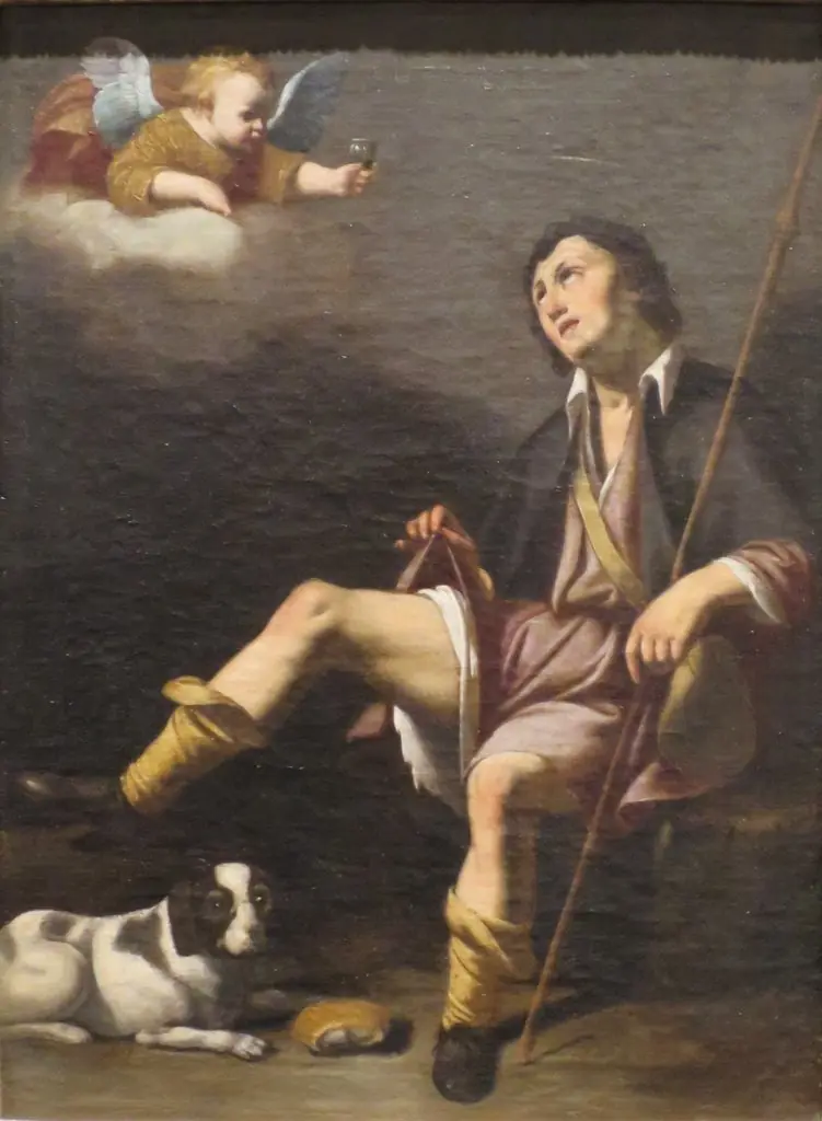 Saint Roch and the Angel, by Guy François