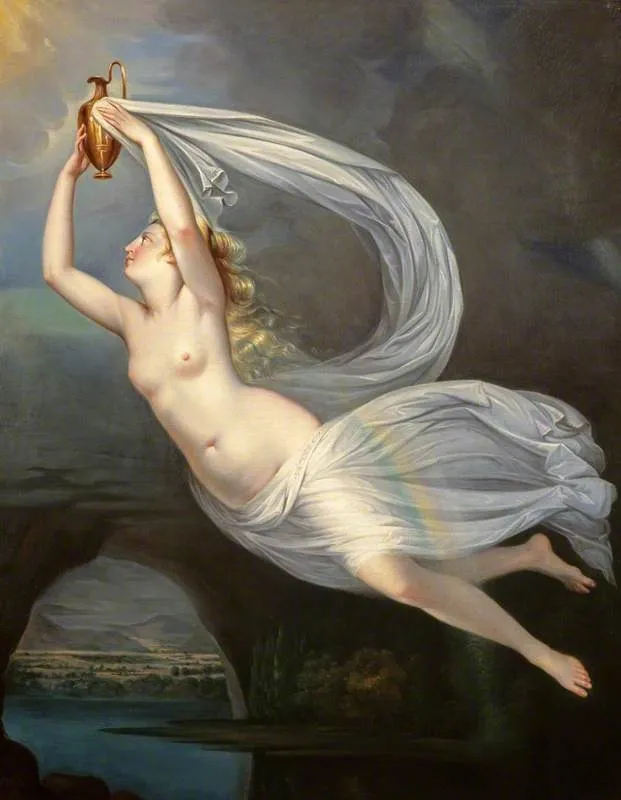 Iris, by Guy Head, oil, 1800