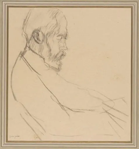 Arthur Symons, by Gwen John