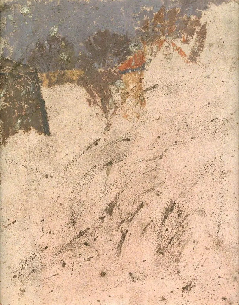 Hut with Sky and Trees: View from the Artist's Studio, by Gwen John