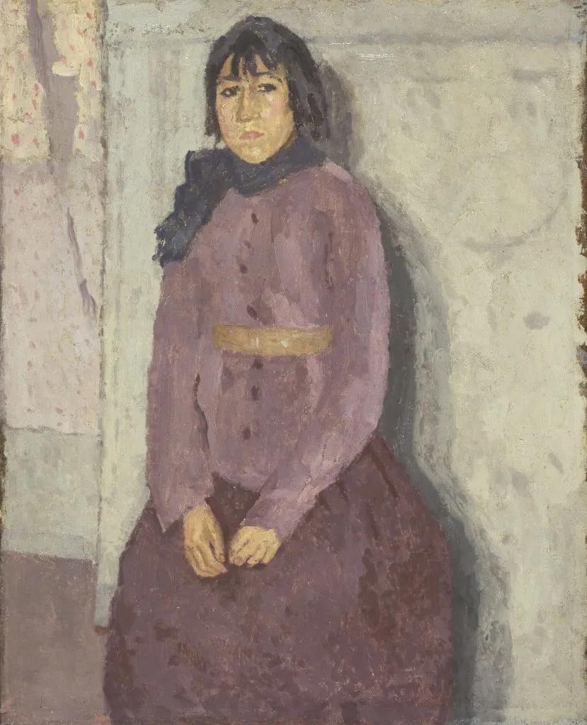 Untitled, by Gwen John, oil, 1923