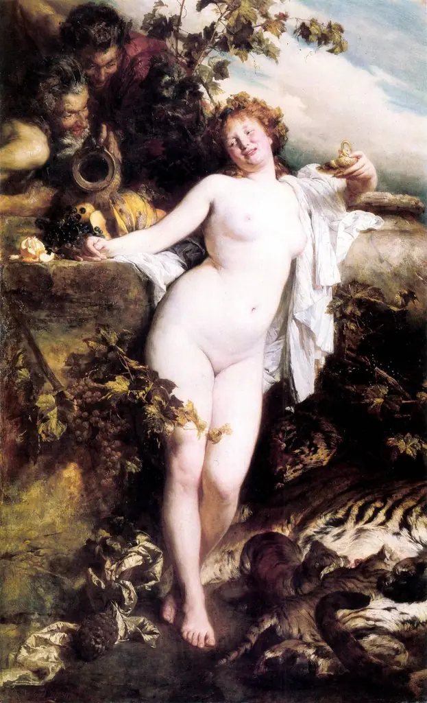 Bacchante, by Gyula Benczúr