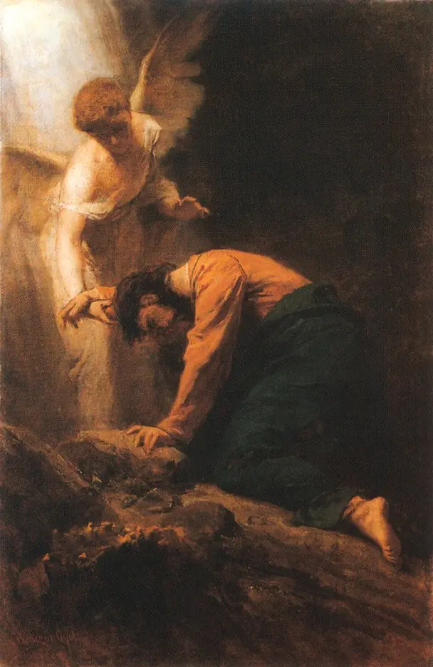 Christ on the Mount of Olives, by Gyula Benczúr