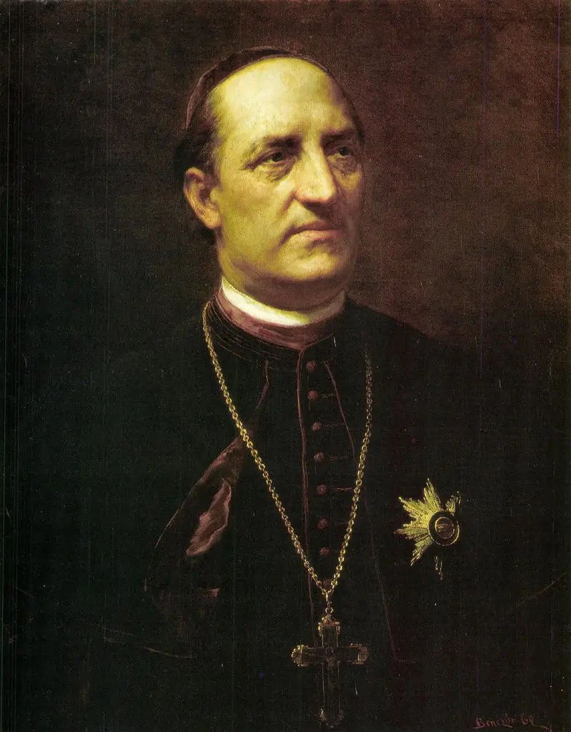 Portrait of Arnold Ipolyi, by Gyula Benczúr