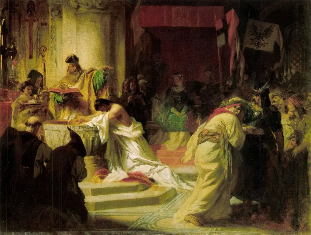 The Baptism of Vajk, by Gyula Benczúr