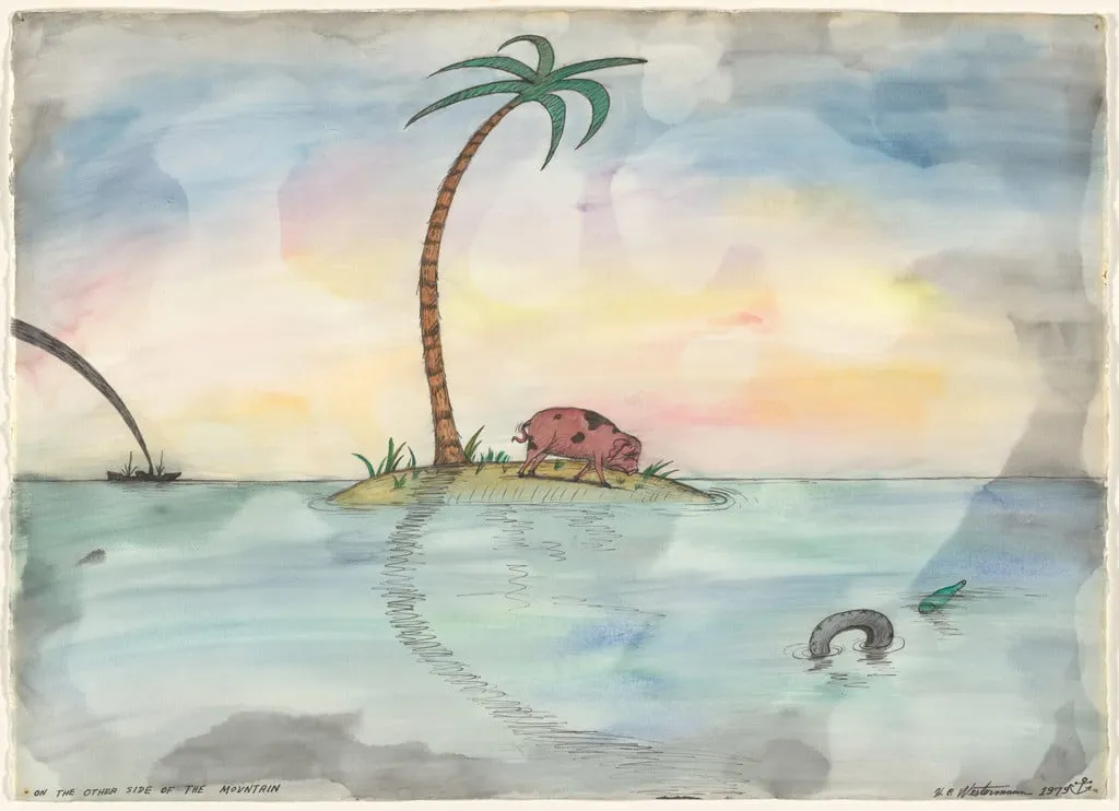 Untitled, by H. C. Westermann, watercolor, 1979