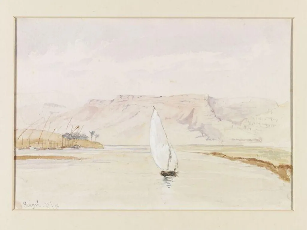 Girgeh, by H. E. Howard, watercolor, 1896