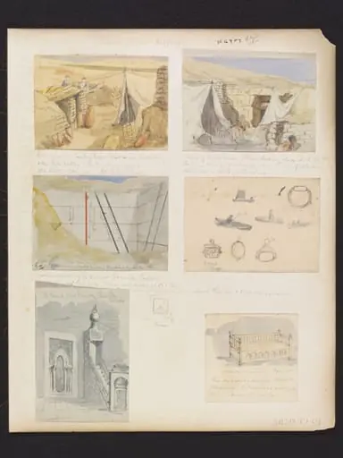 System adopted by the earliest Pyramid builders for setting out their work, by H. E. Howard