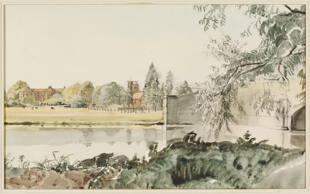 Cranford, by H Freeth, watercolor, 1940