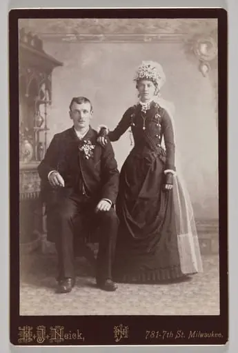 Untitled (marriage portrait), by H.J. Neick
