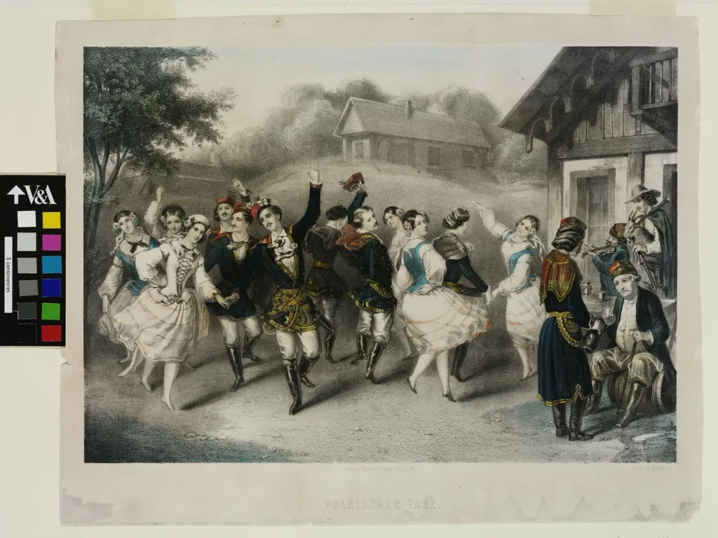 Polnischer Tanz, by H. Waldow jun, 1850