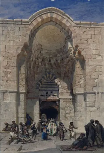 The Gate called Bab-el-Khataneen, at Jerusalem, by Haag