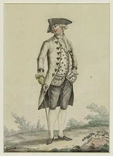 Habit de petit-deuil gris