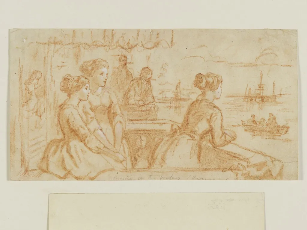 Music on the waters, by Hablot Knight 'Phiz' Browne, 1815