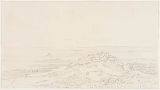 Castle of Savelli. From the Inn at Albano., by Haden