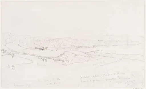 Confluence of the Ribble and the Calder, below Warley., by Haden