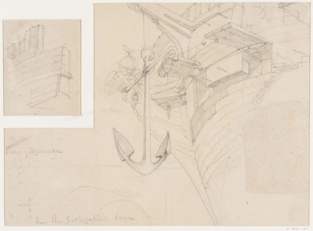 The Bows of the Agamemnon., by Haden