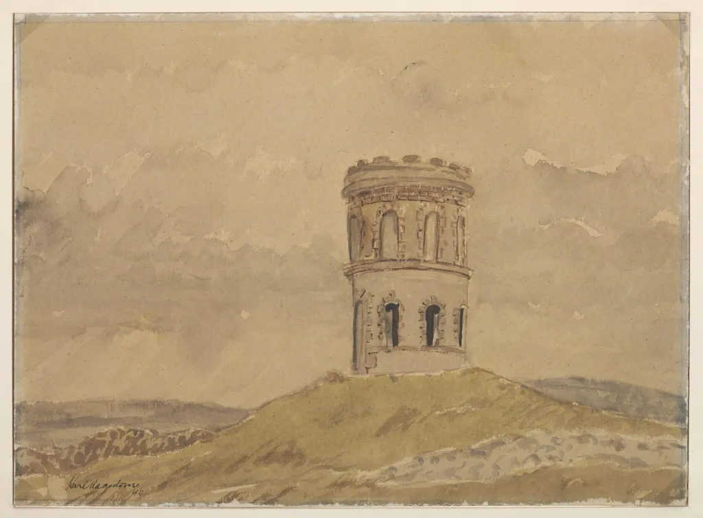 Solomon's Temple, Buxton, by Hagedorn, watercolor, 1940