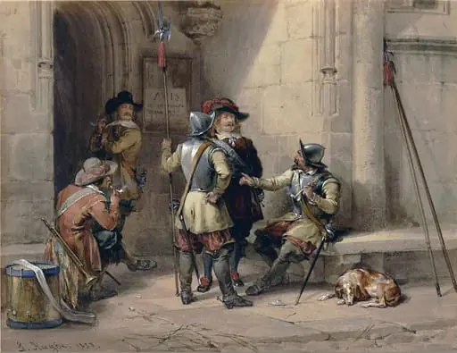 A Guard Room, by Haghe