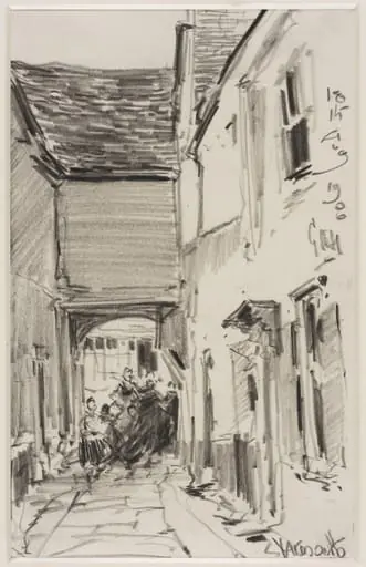 A Row, Great Yarmouth., by Haite