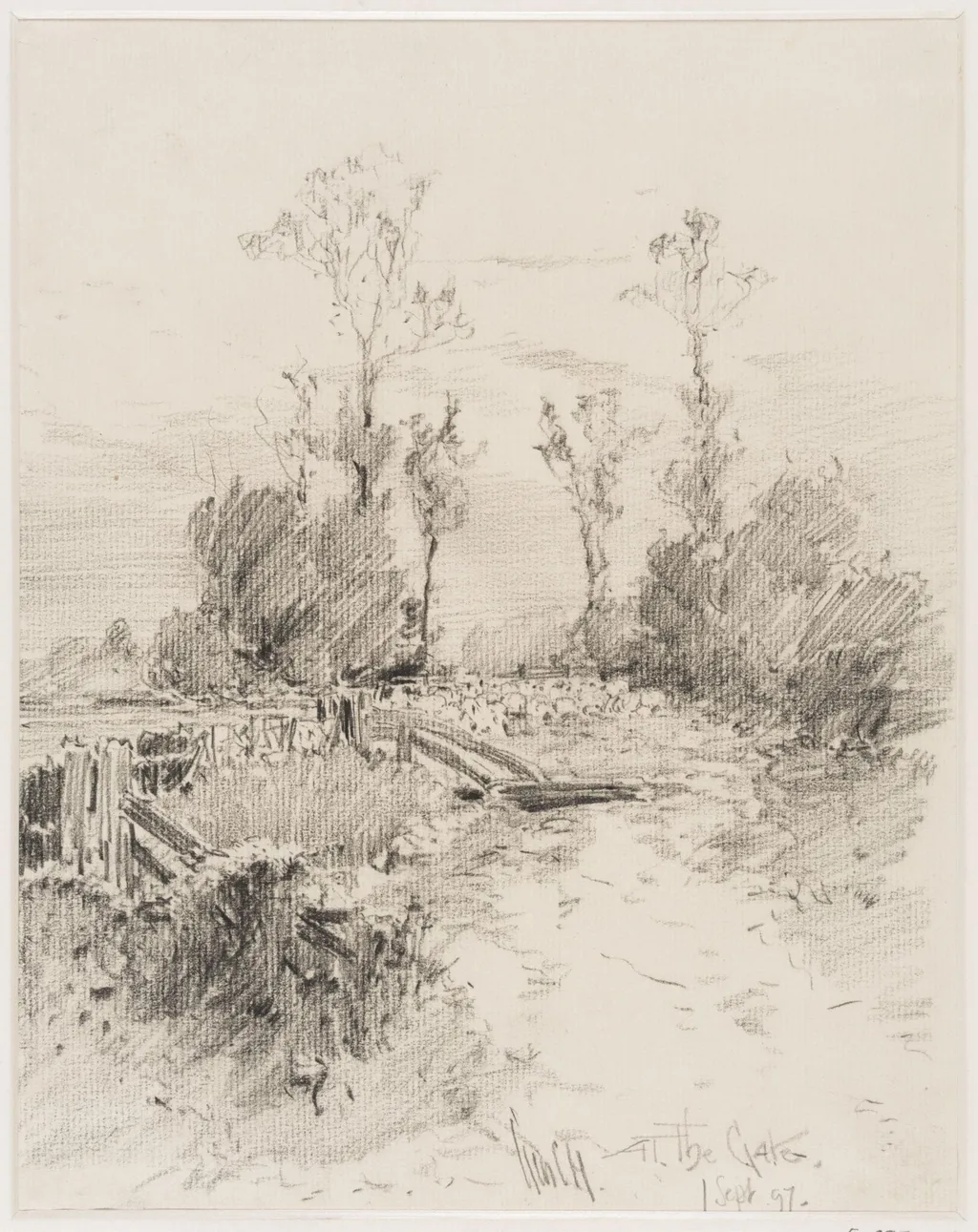 At the Gate, Kessingland., by Haite, 1