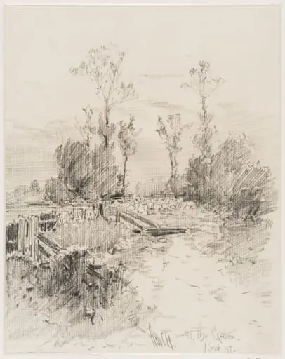 At the Gate, Kessingland., by Haite
