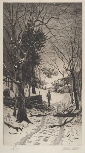 Untitled (Winter Landscape), by Hamilton Hamilton