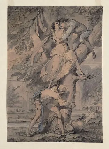 January and May, by Hamilton Mortimer