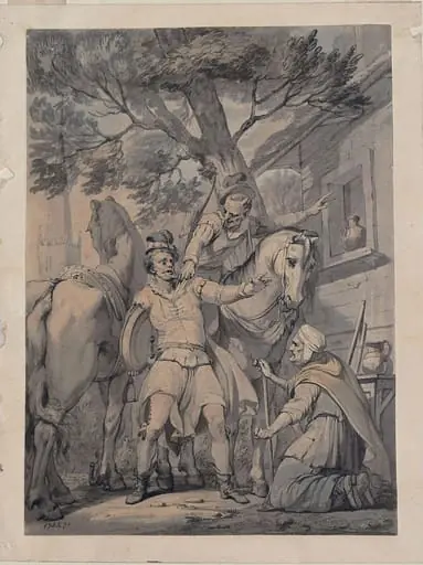 The Sompnour, the Devil, and the Widow, by Hamilton Mortimer