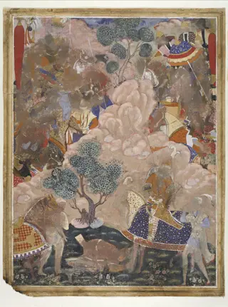 Hamza receives an envoy of Qitanush Shah