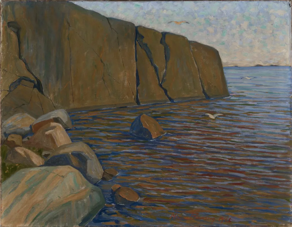 Rantakallioita, by Hanna Rönnberg, unspecified, 1912