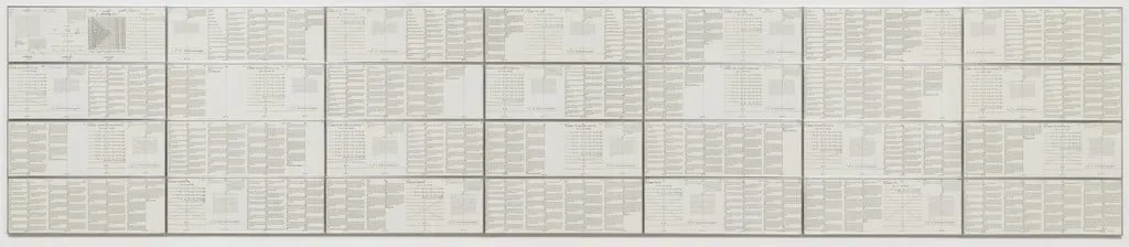 Untitled, by Hanne Darboven, ink, 1972
