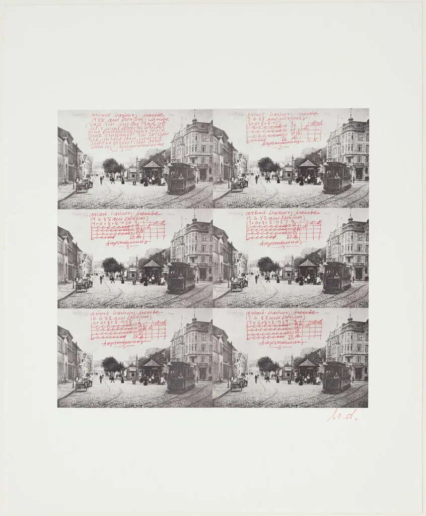 Untitled, by Hanne Darboven, ink, 1988