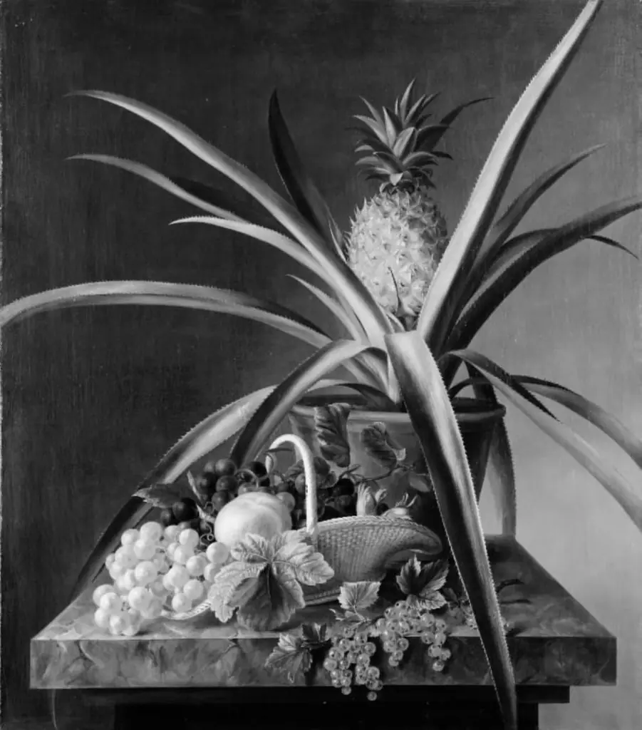 Et frugtstykke, by Hanne Hellesen