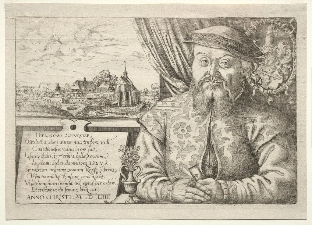 Hieronymus Schurstab, Mayor of Nuremberg, by Hanns Lautensack, 1554