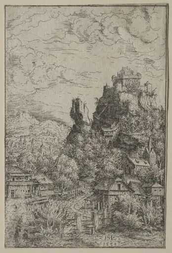 Landscape with a Castle, by Hanns Lautensack