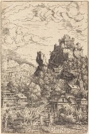 Landscape with a Castle, by Hanns Lautensack