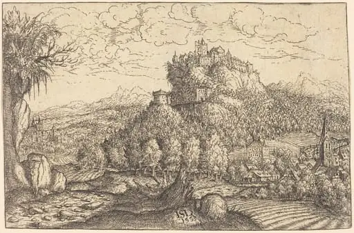 Landscape with a Castle in the Center, by Hanns Lautensack