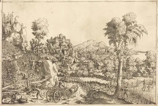 Landscape with a Vineyard, by Hanns Lautensack