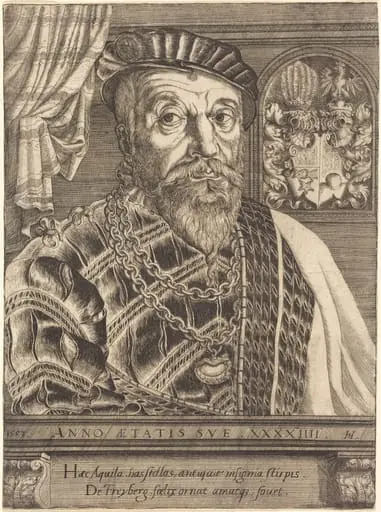 Pancraz von Freyberg Hohenschau, by Hanns Lautensack