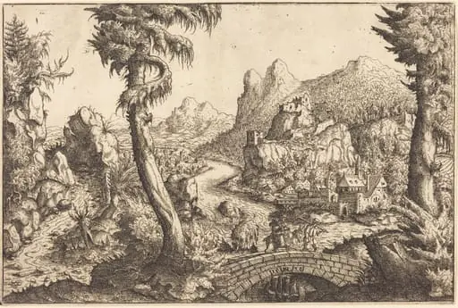 The Flight into Egypt, by Hanns Lautensack